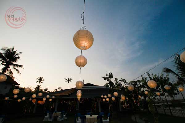 chinese lantern paper balls hanging lighting decor | Destination Wedding by Red Carpet Events - Neelams The Grand Candolim North Goa Goa
